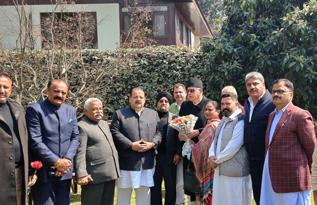 Jammu NC leaders meet Dr Farooq , seek release of all political leaders