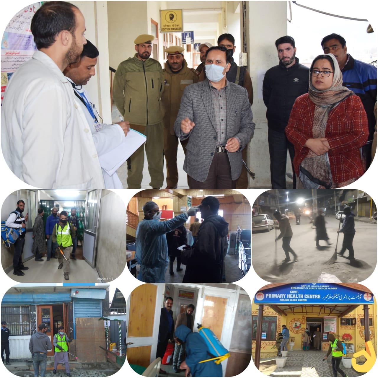 COVID-19 Alert: Special Fumigation, Sanitation Drive Carried in Baramulla