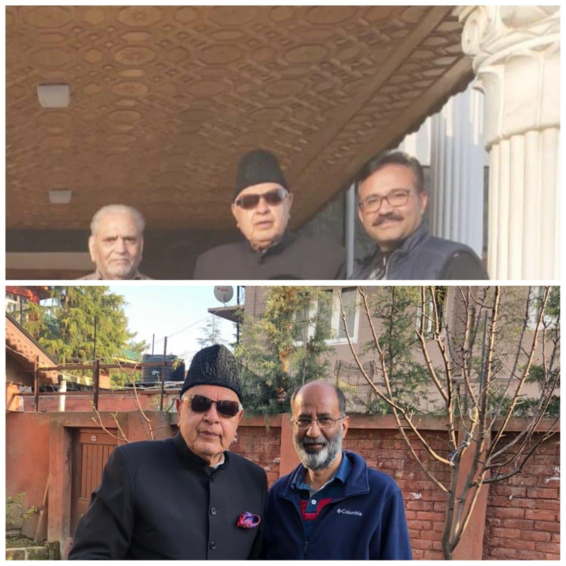 Farooq Abdullah meets NC leaders