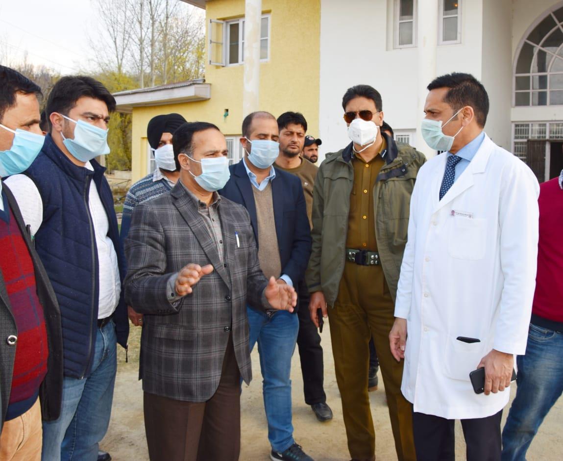 COVID-19 Alert: DC B’la Inspects Quarantine Centre, Reviews various Preventive Arrangements