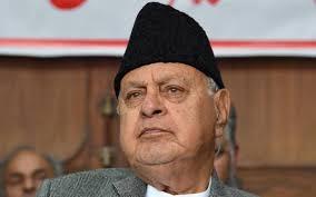 Dr Farooq Abdullah greets people on Navroz