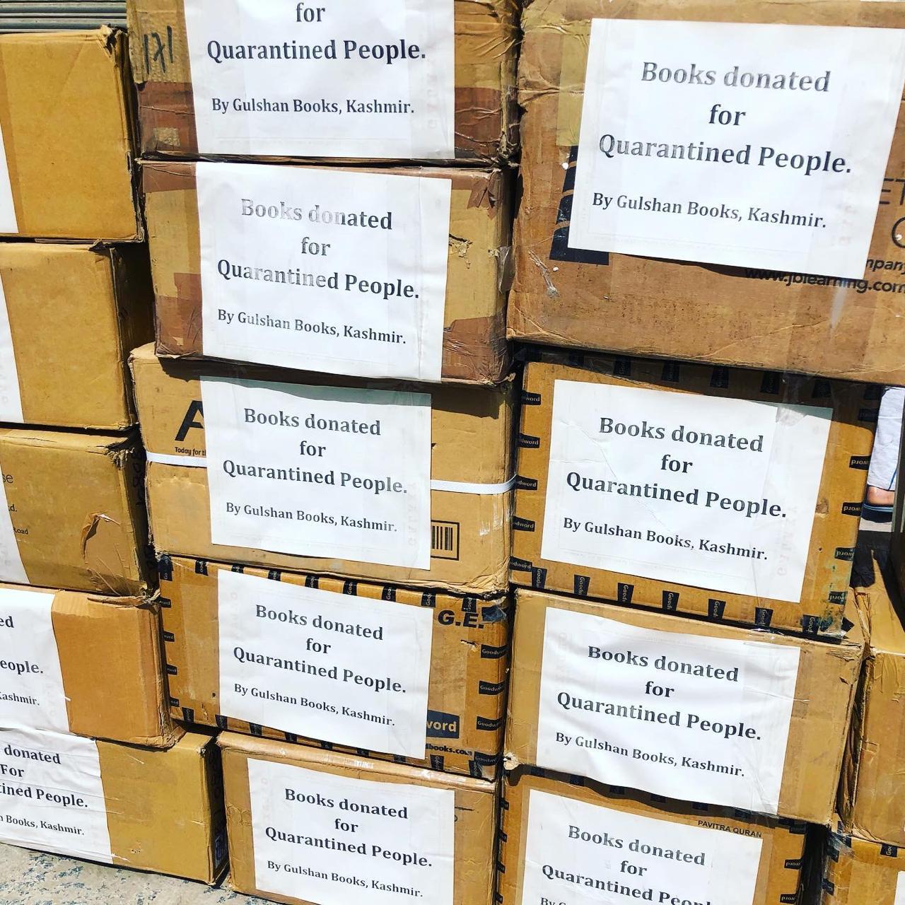 Gulshan Books donates thousand books for quarantined people