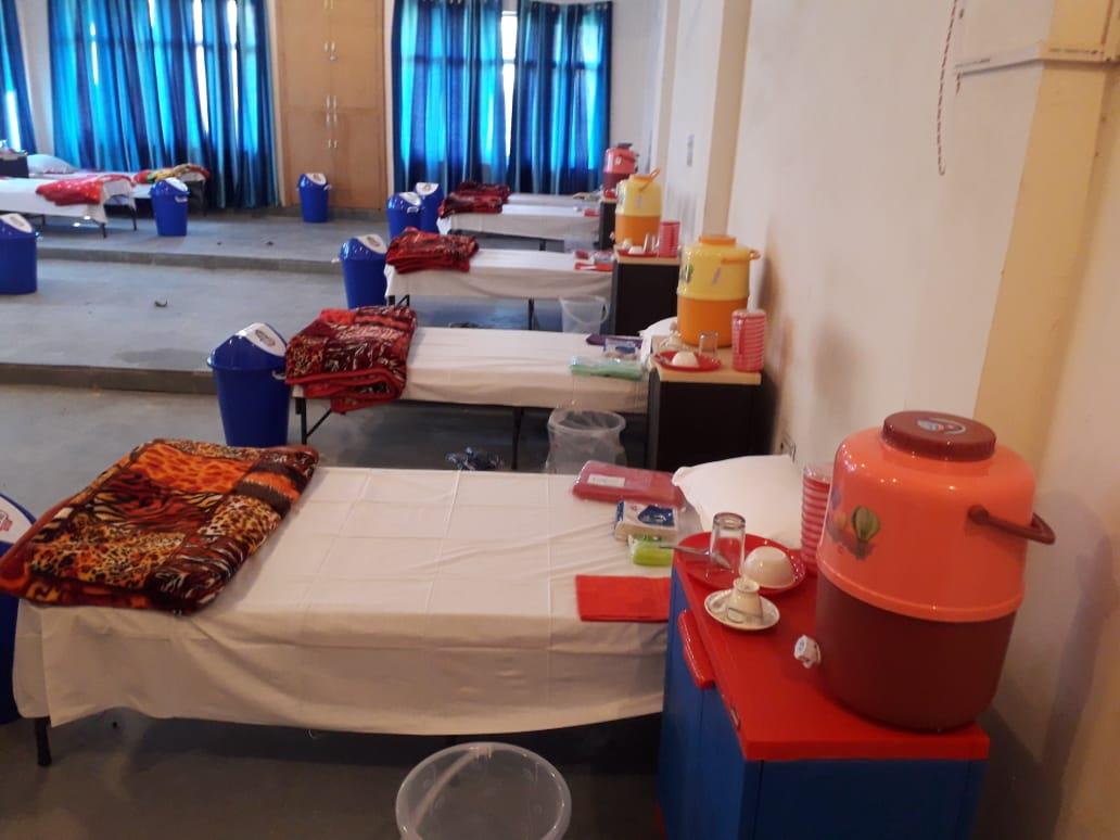 Quarantine centre establishes in Police Training Centre Vijaypur