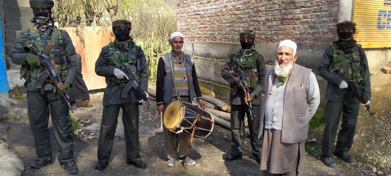 Army engages drum beaters to create awareness about covid19 safety measures