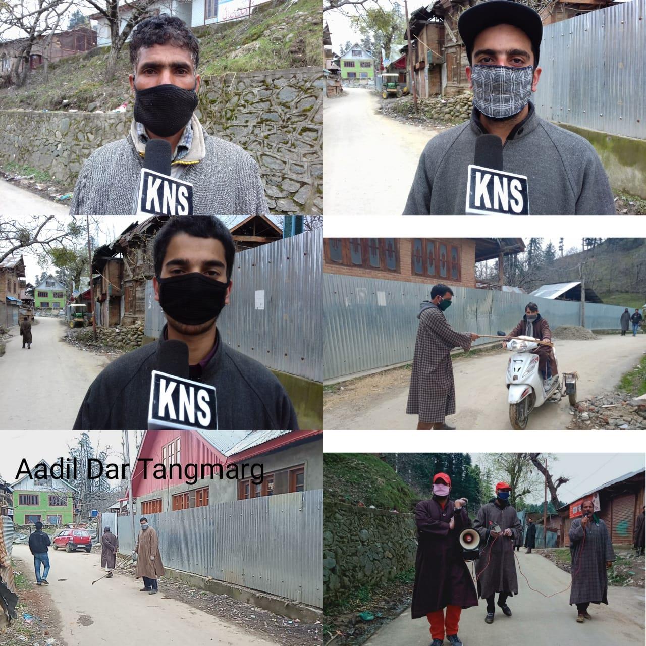 Youth of Tangmarg voluntarily assists Govt in imposing orders