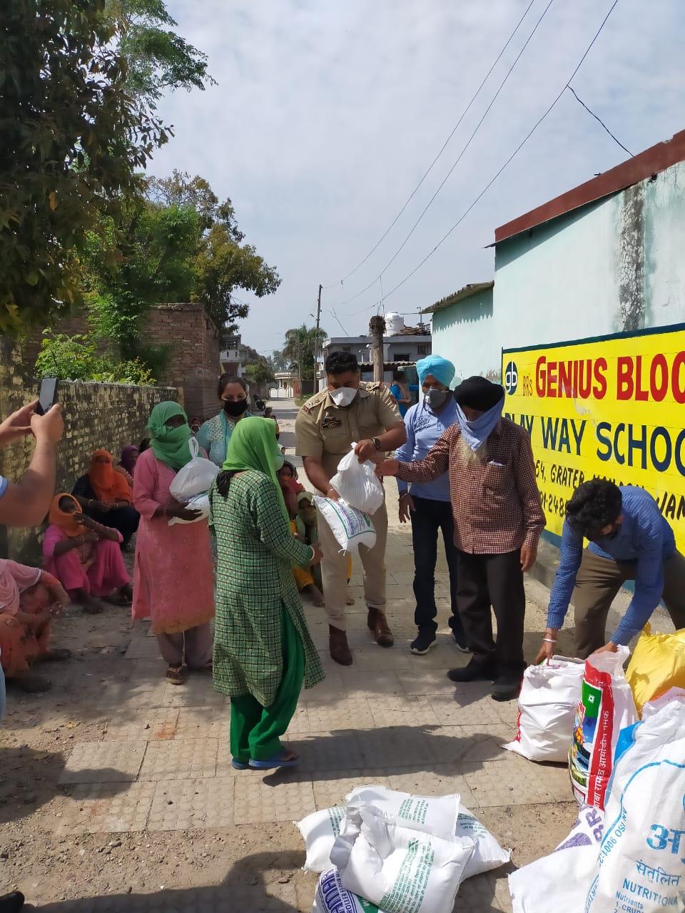 Covid 19; We The Human distribute ration to 110 families