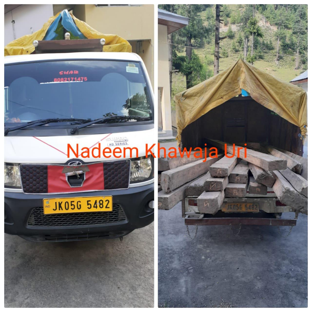 Uri Police foils timber smuggling bid, arrests one