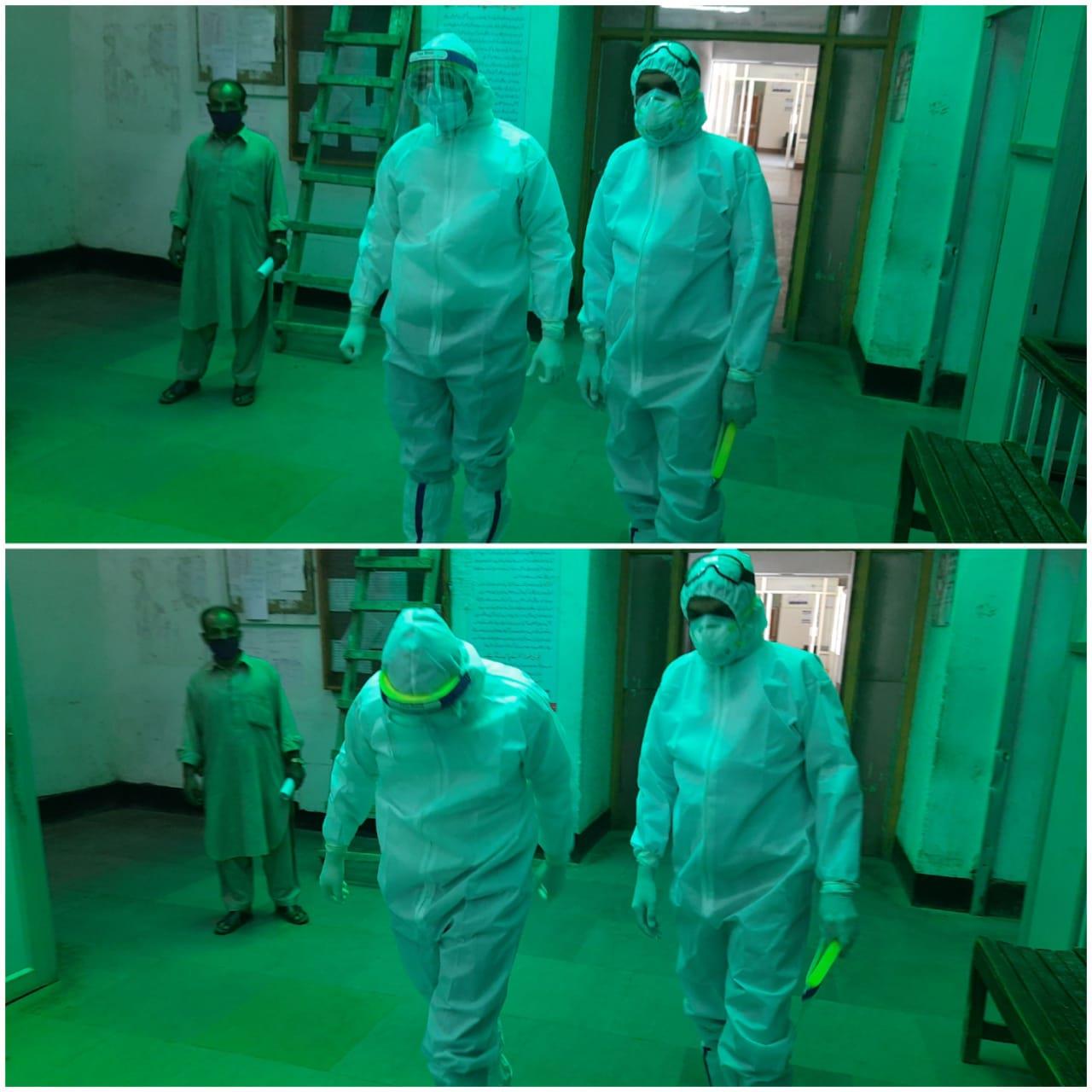 DC Pulwama visits COVID Isolation Facility at District Hospital