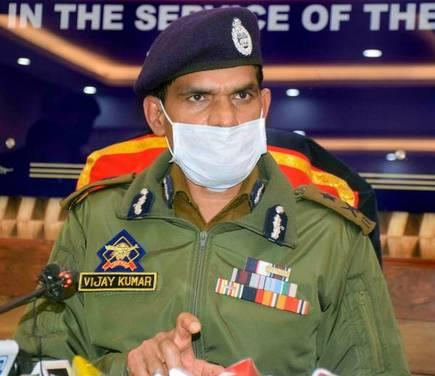 IGP kashmir Extends Greetings to People on Eid-ul-Fitr