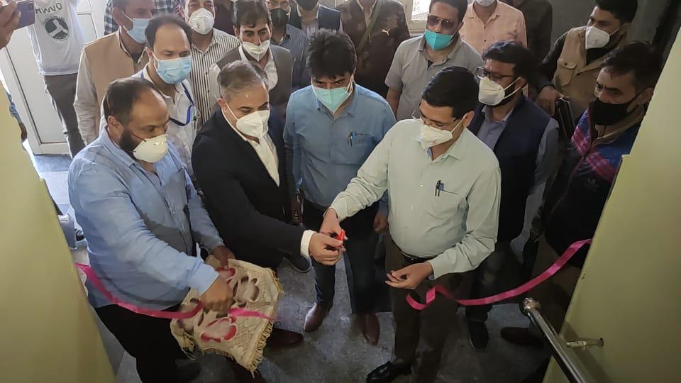 50 bedded COVID Care Facility inaugurated at Nagam Budgam
