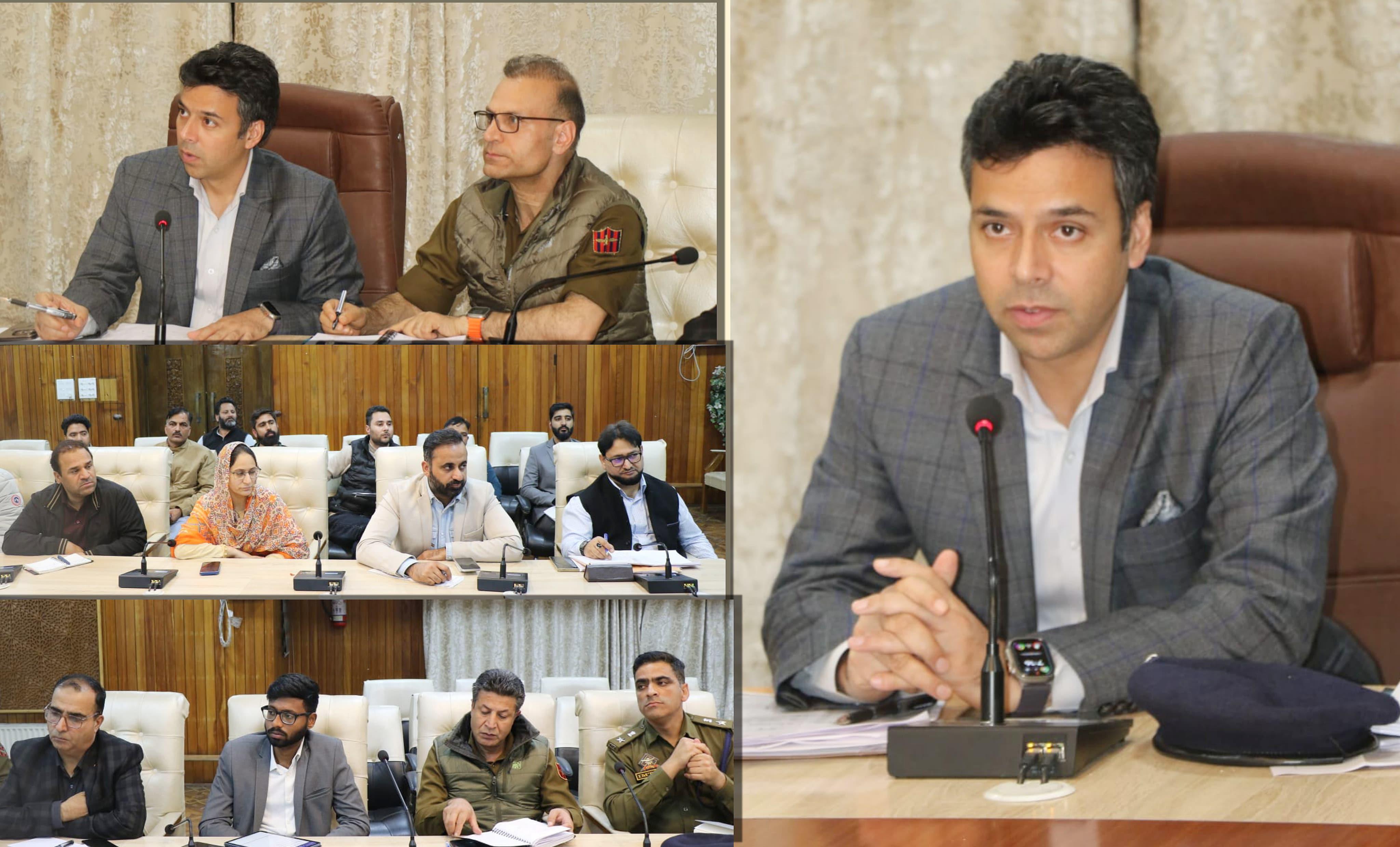 DC Srinagar Chairs Security Meeting