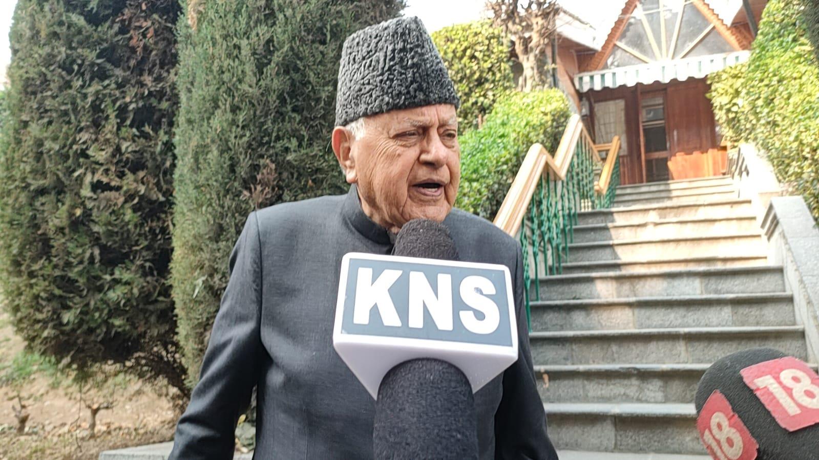 Era of Fear in Questioning Govt Over: Farooq Abdullah
