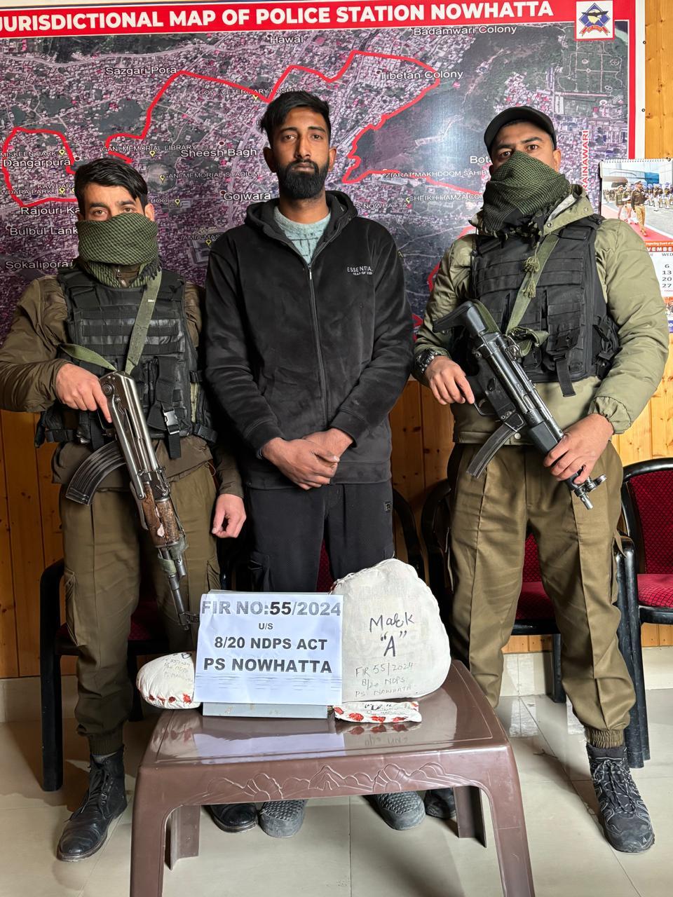 Drug peddler held in Srinagar: Police