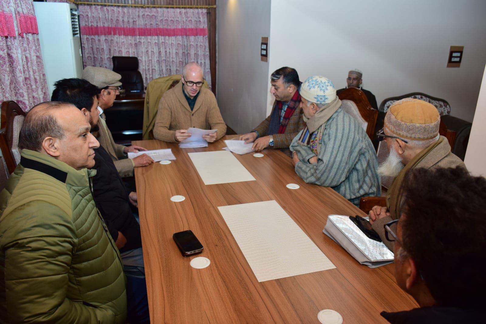 15 Delegations Discuss Key Issues with J&K CM