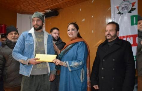 Chairperson KVIB chairs awareness camp at Town Hall Pulwama