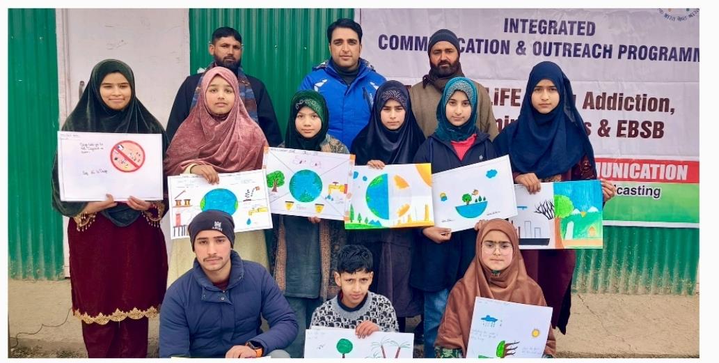 CBC Organises Outreach Programme on Mission LiFE and Drug Addiction at Saderkoot Bandipora