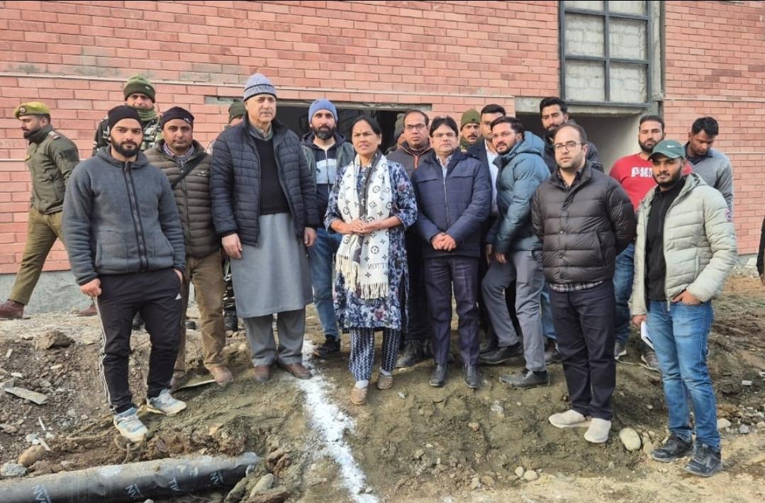 Union Minister reviews construction of ESIC Hospital at Budgam
