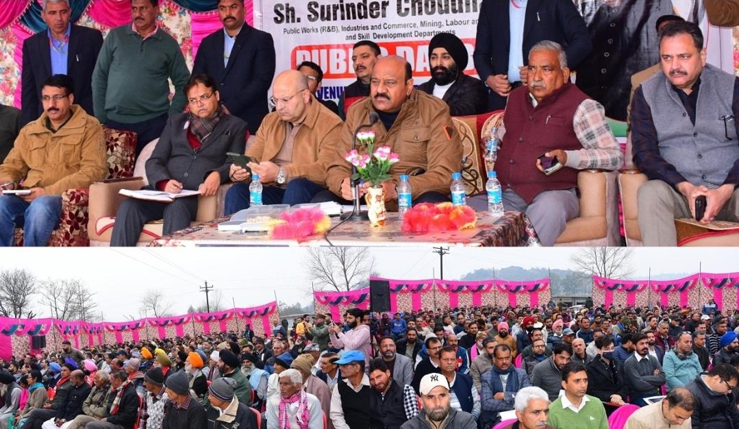 Deputy Chief Minister holds public outreach programme at Kangri