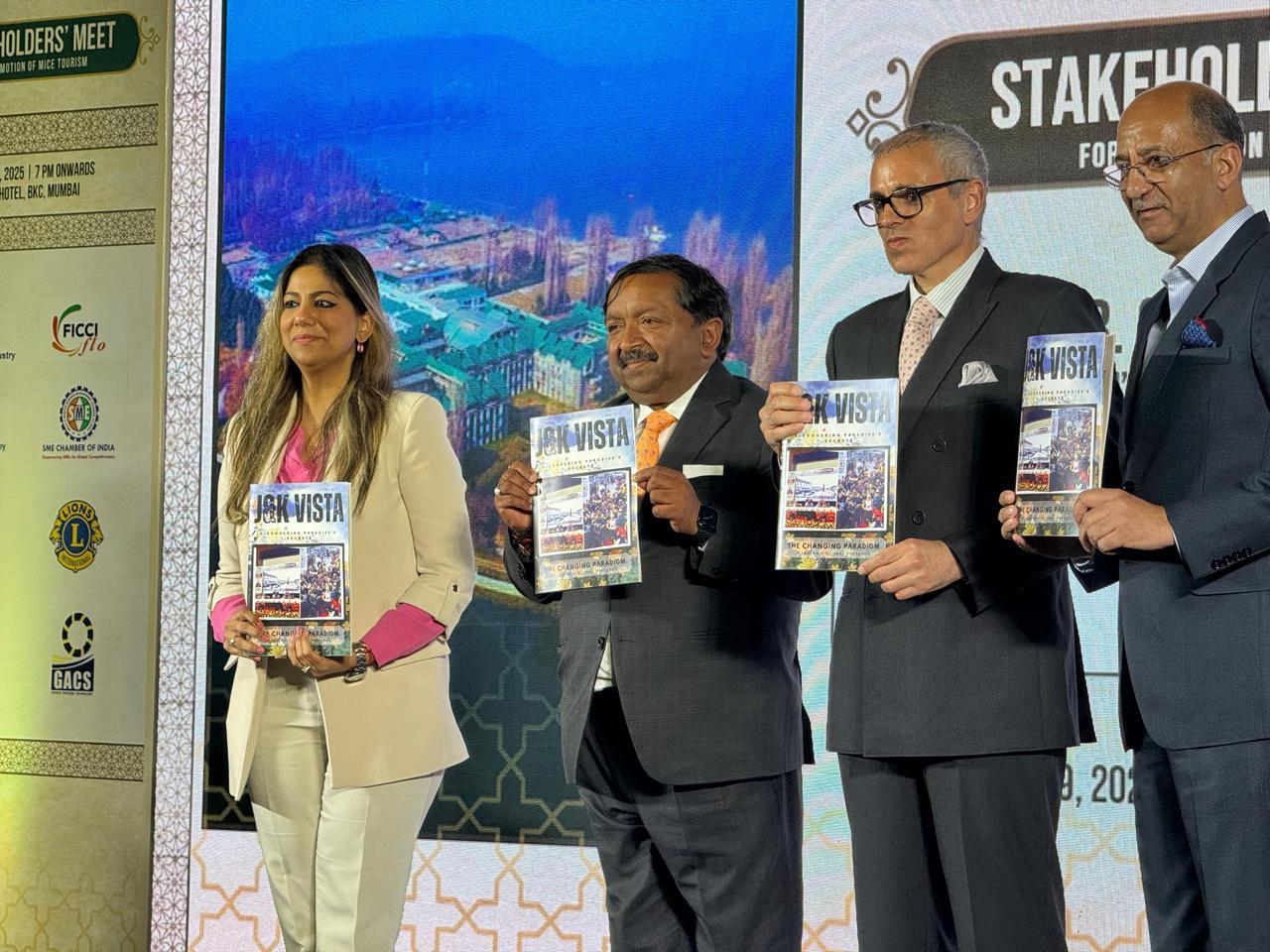 CM Omar Abdullah holds strategic meetings with industry leaders at MICE event in Mumbai