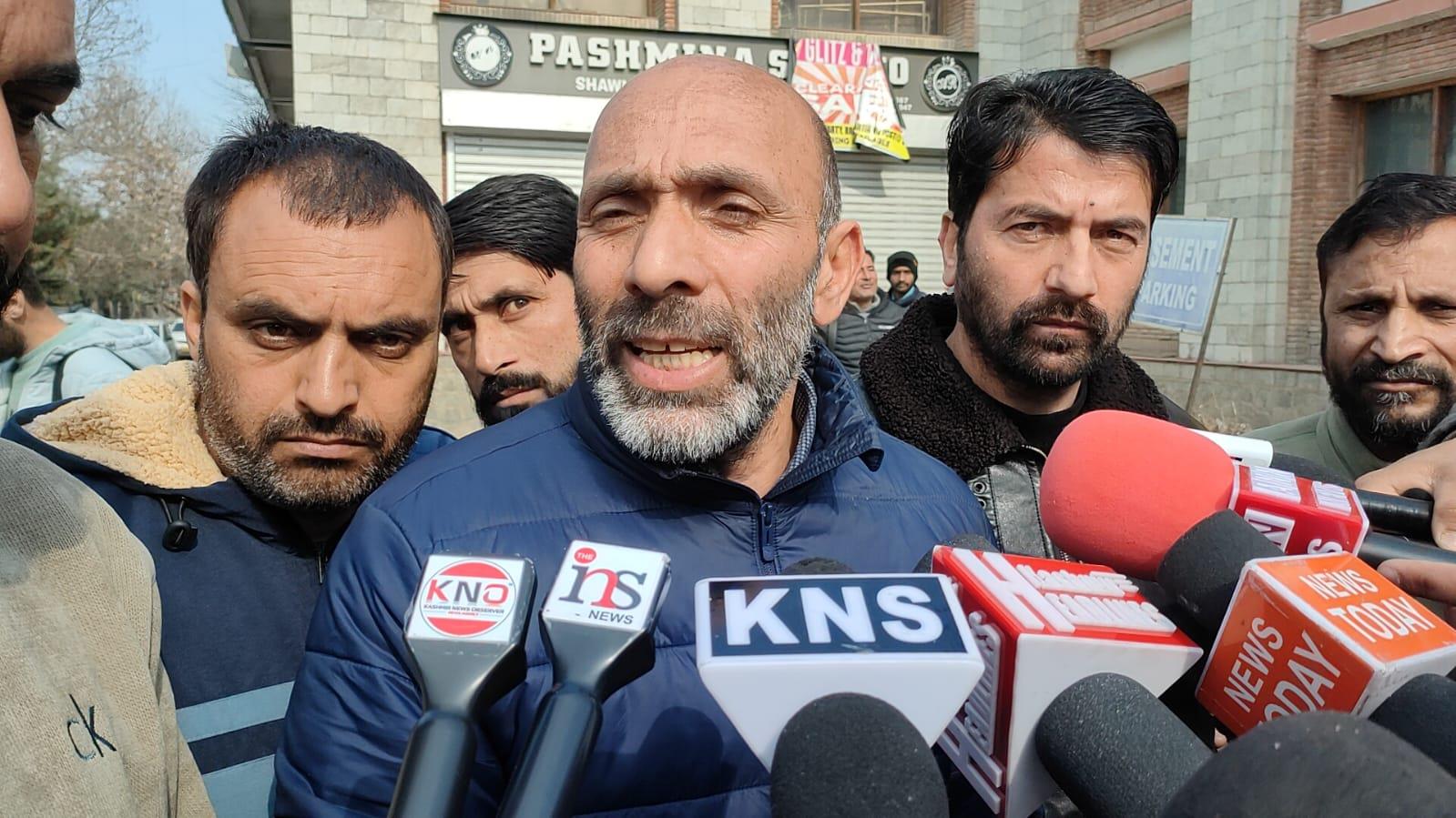 AIP Workers Detained in Srinagar During Hunger Strike for Er Rashid’s Release