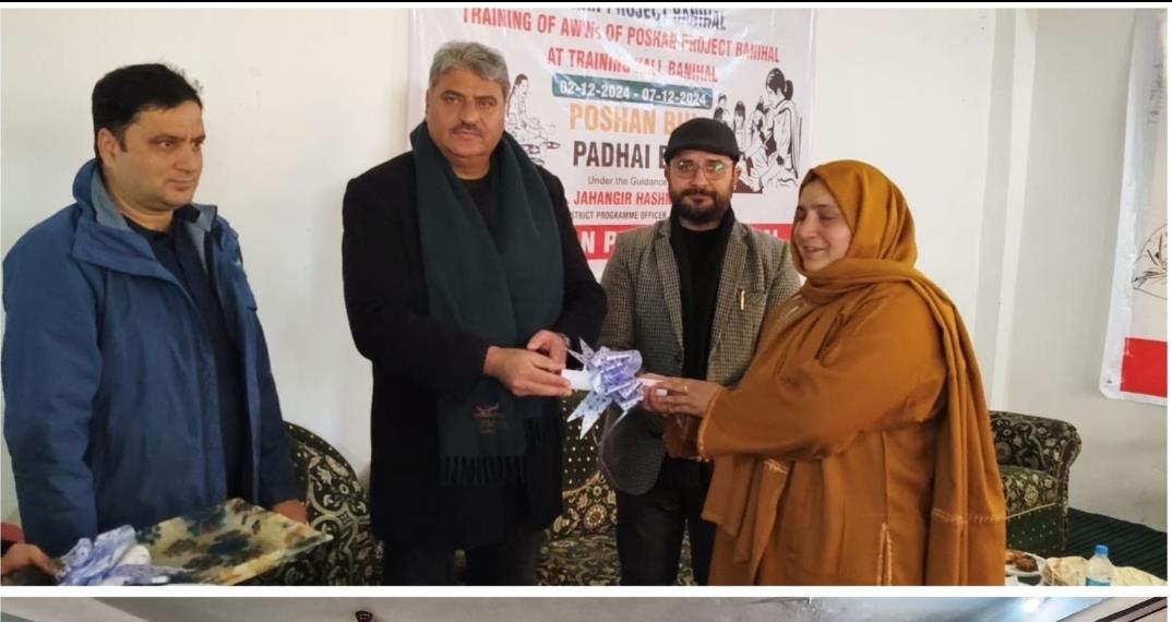 MLA Banihal Distributes Appointment Orders to Anganwadi Workers and Helpers in Banihal