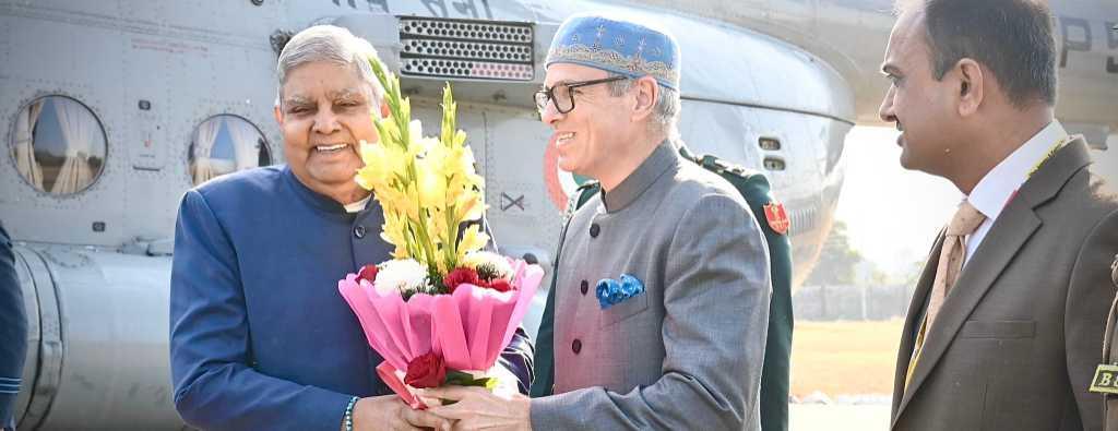 Vice President Jagdeep Dhankhar Receives Warm Welcome in Jammu