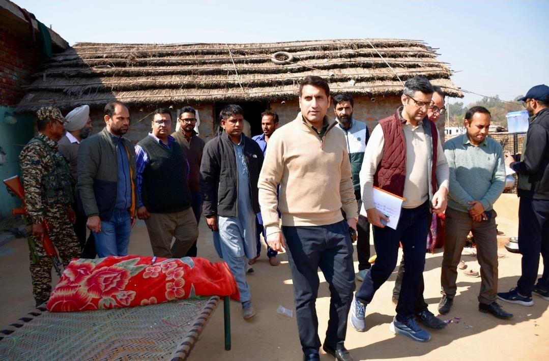 Secy RDD inspects development projects in Akhnoor, Pargwal; emphasises community participation