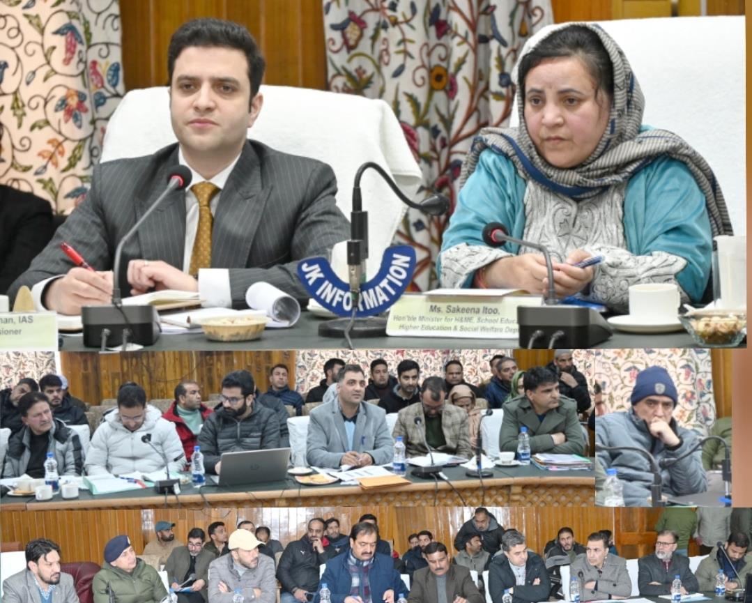 Sakeena Itoo reviews development scenario of D H Pora Constituency