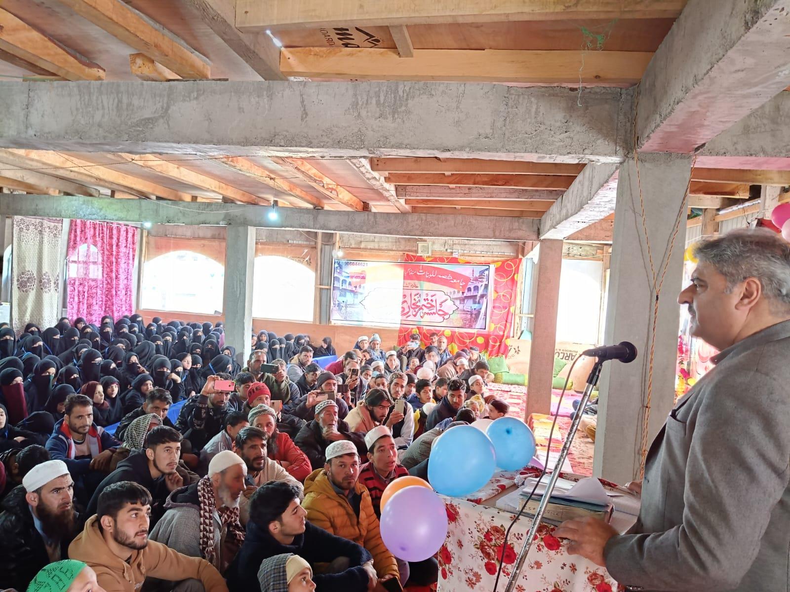 MLA Banihal Advocates for Integration of Islamic and modern Scientific Education in Madrasas