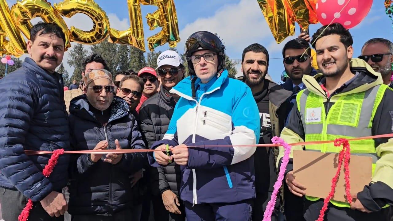 CM Omar Abdullah announces Heli-skiing services in Gulmarg, Khelo India Winter Games Likely in March