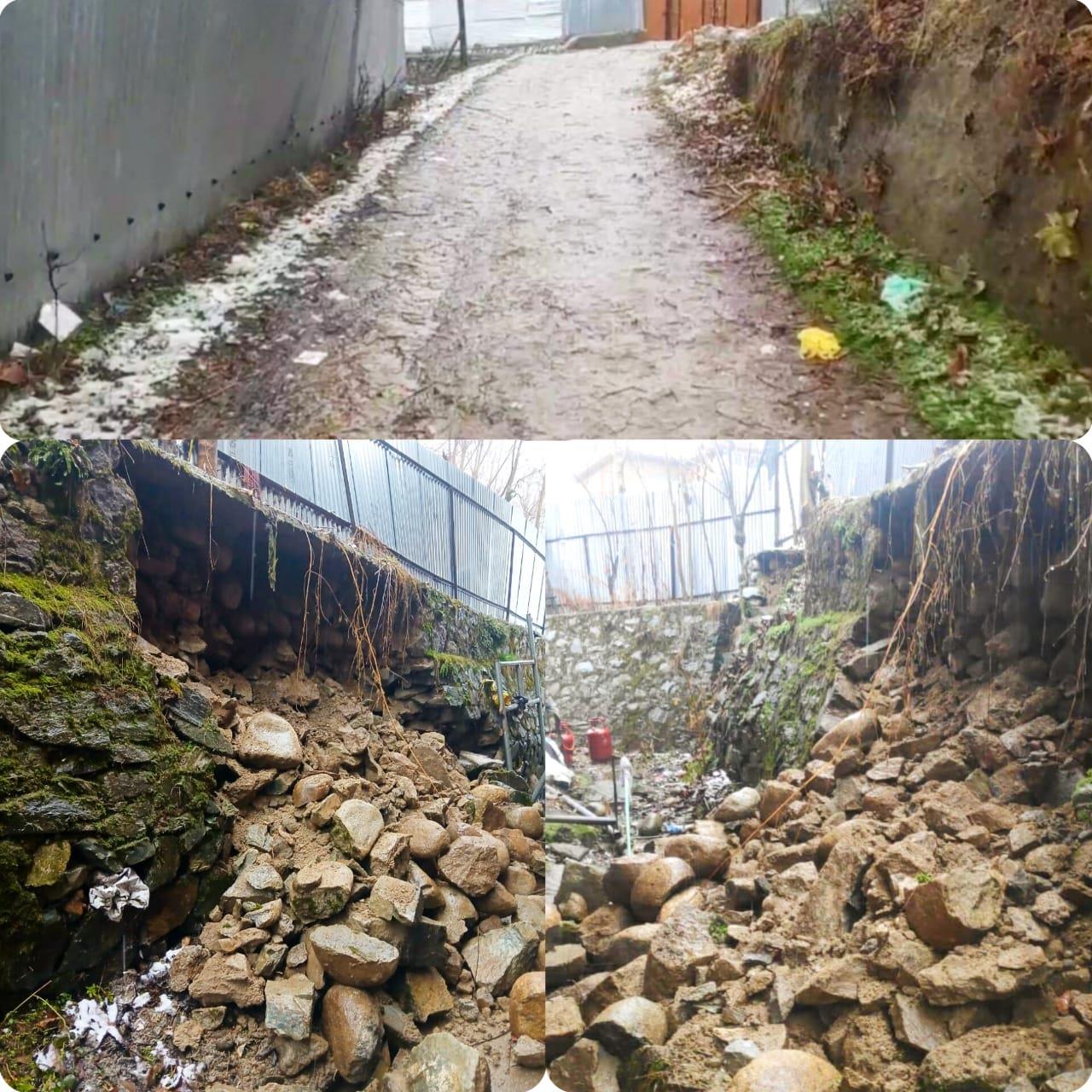 Waripora Link Road in Critical Condition as Bund Collapses, Poses Threat to Residents