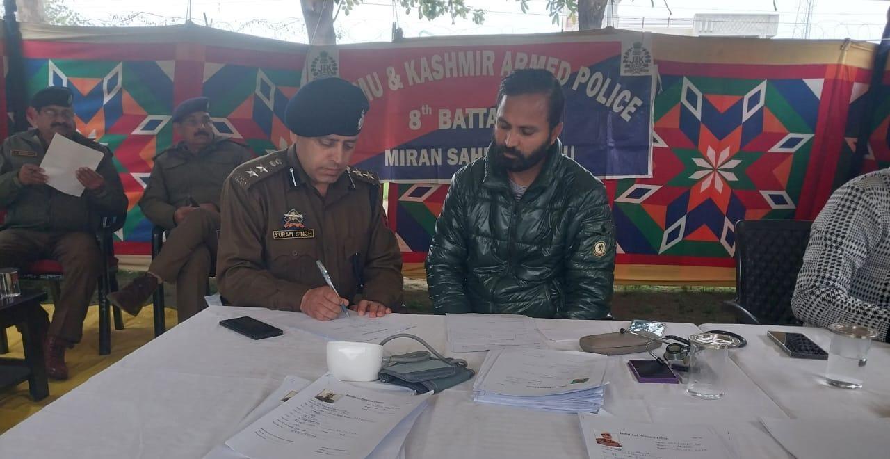 Health Camp Held for JKAP-8th Battalion Officers and Personnel in Miran Sahib