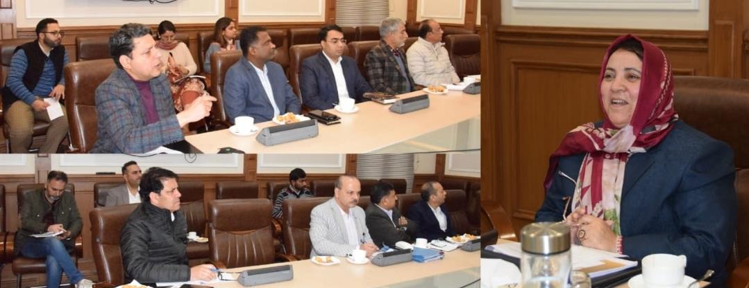 Sakeena Itoo reviews preparations for International Women’s Day celebration across J&K