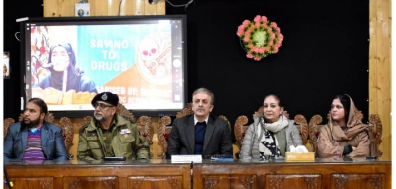 Police organized awareness programme on “Nasha Mukt Bharat Abhiyaan” in Budgam