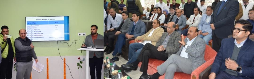 Dy CM visits Bone & Joint Hospital Srinagar