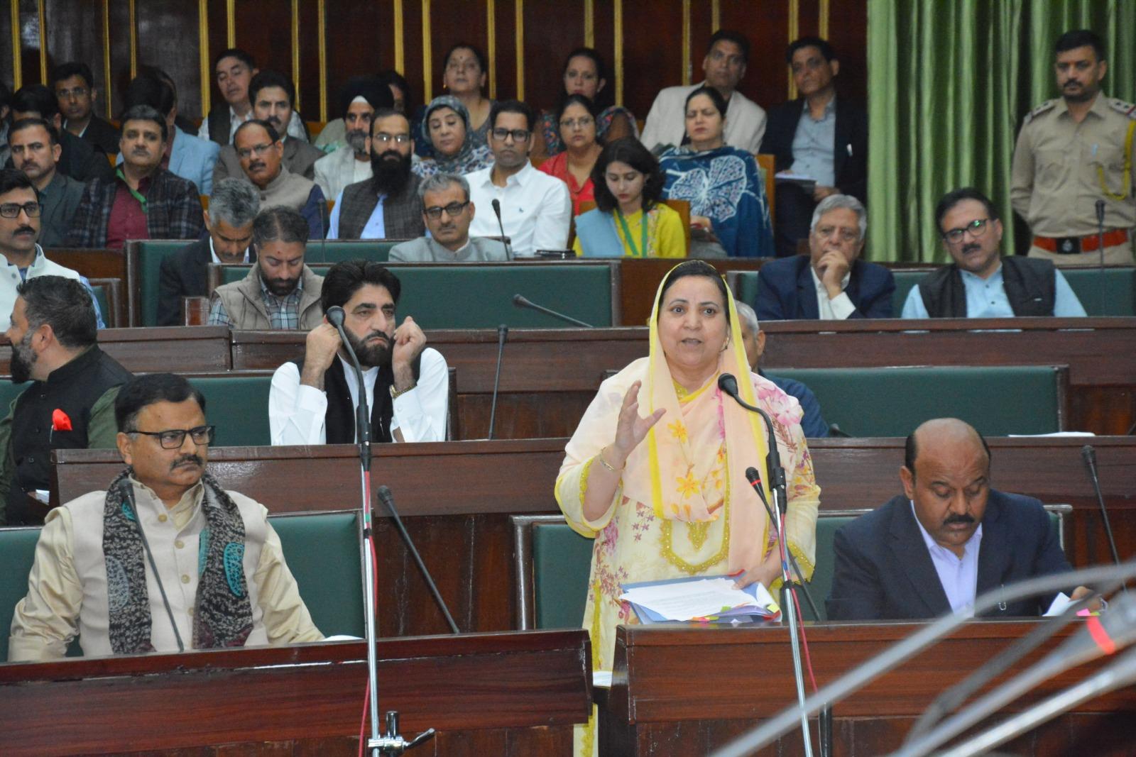 Jamabandies of 6839 Revenue villages computerized in JK: Sakeena Itoo