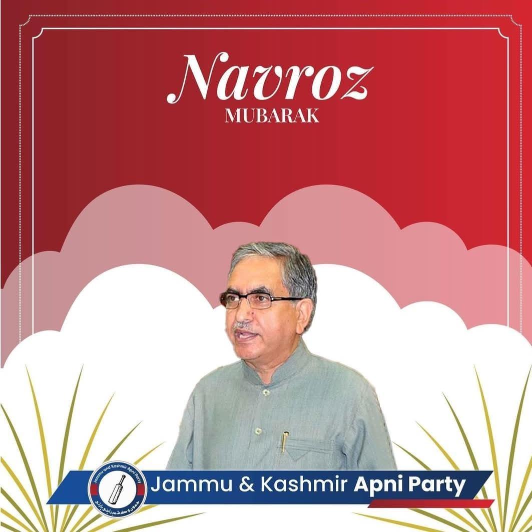 Ghulam Hassan Mir Extends Warm Greetings to the People of J&K on Navroz