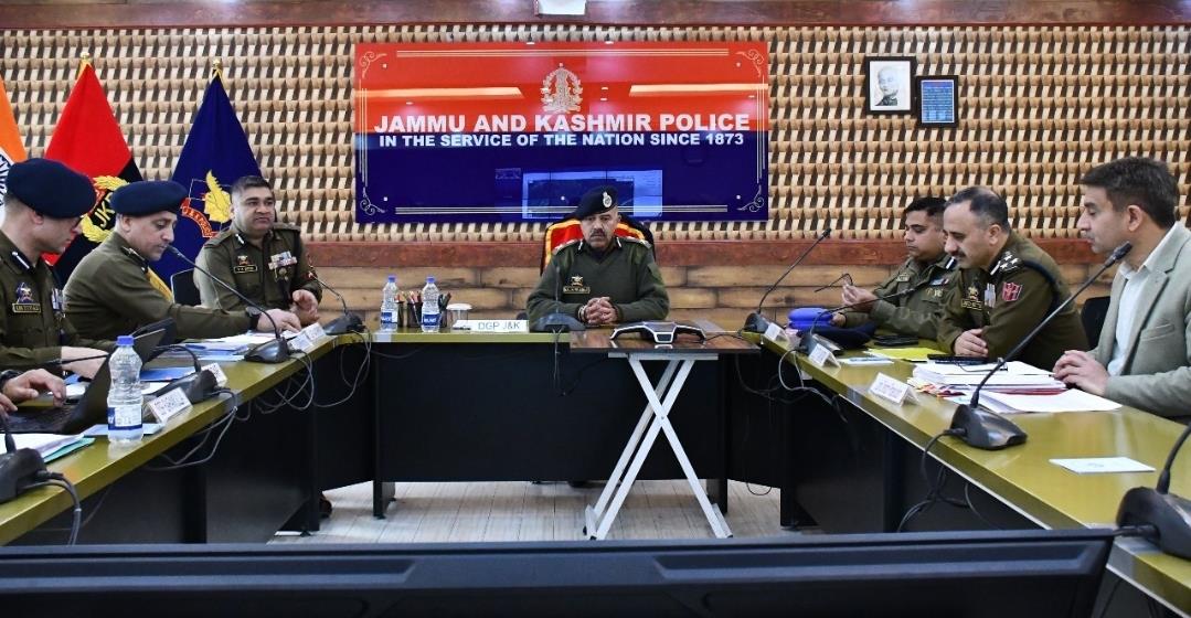 DGP J&K reviews security situation, operational preparedness at PCR Kashmir