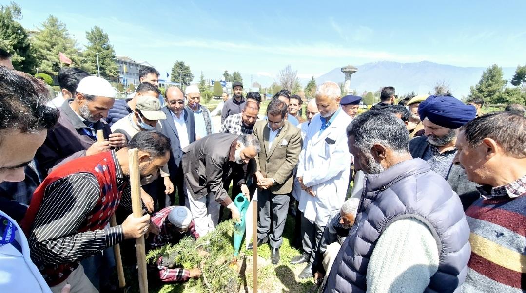 NC MLAs lead plantation drive at SKIMS Soura