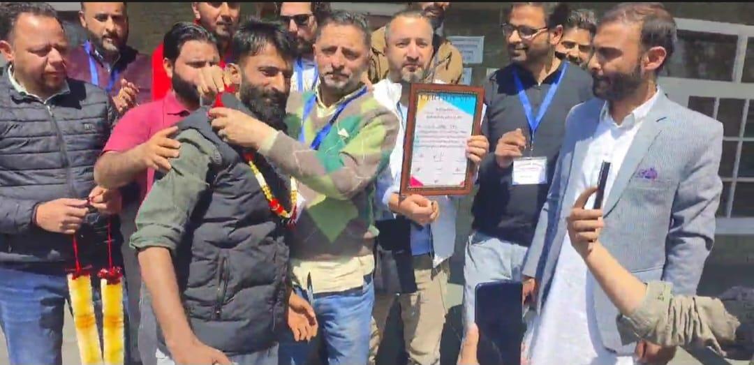 Shabir Ahmad Dar Elected President of Sopore Media Association