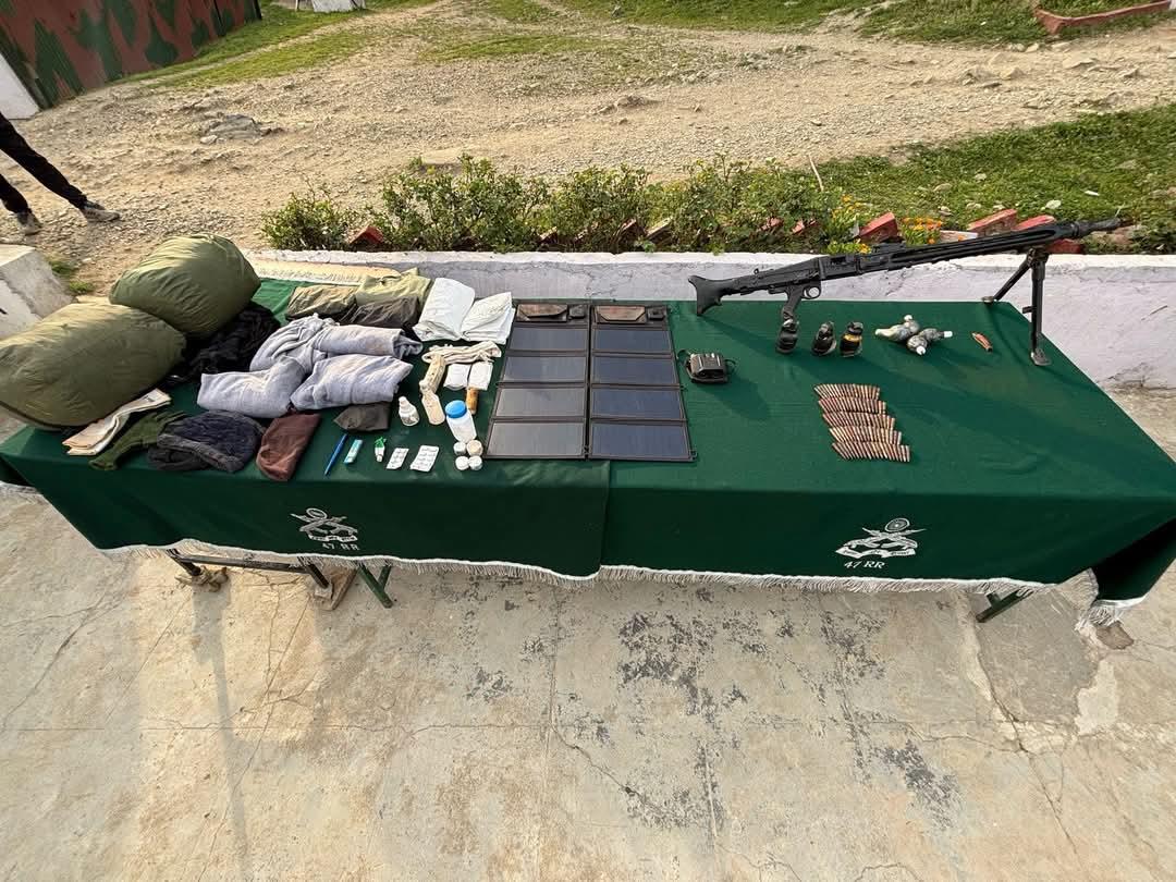 War-like Stores Recovered in Kupwara