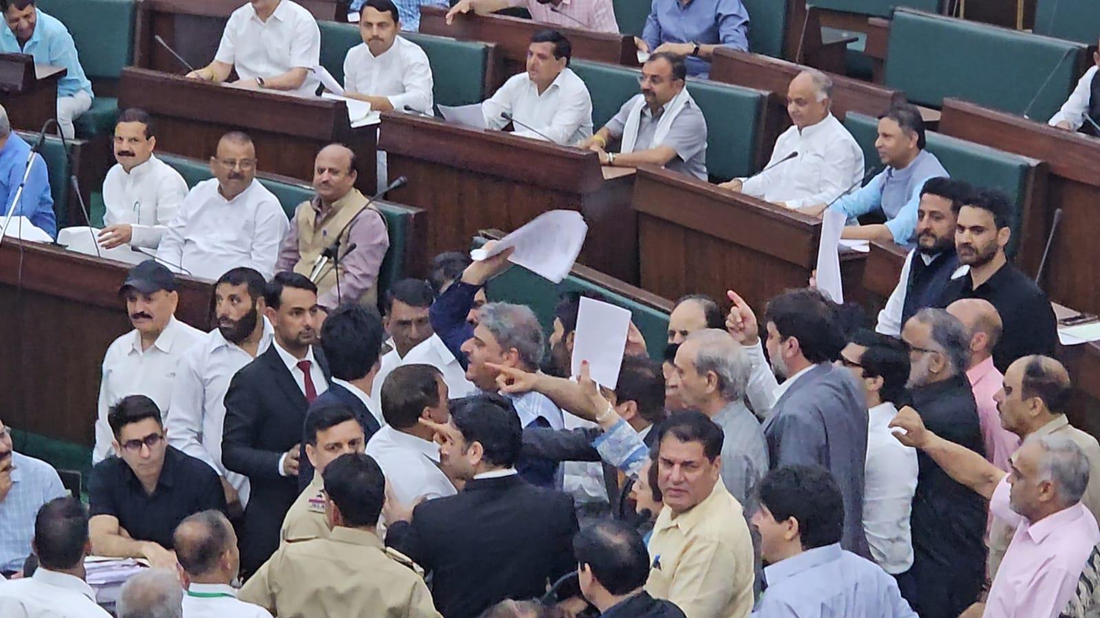 Uproar in J&K Assembly as Speaker Disallows Discussion on Waqf Amendment Bill