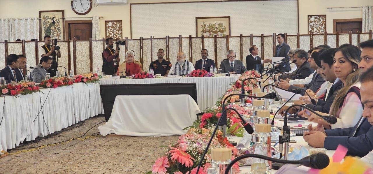 Shah Chairs Key Developmental Review Meeting in Srinagar