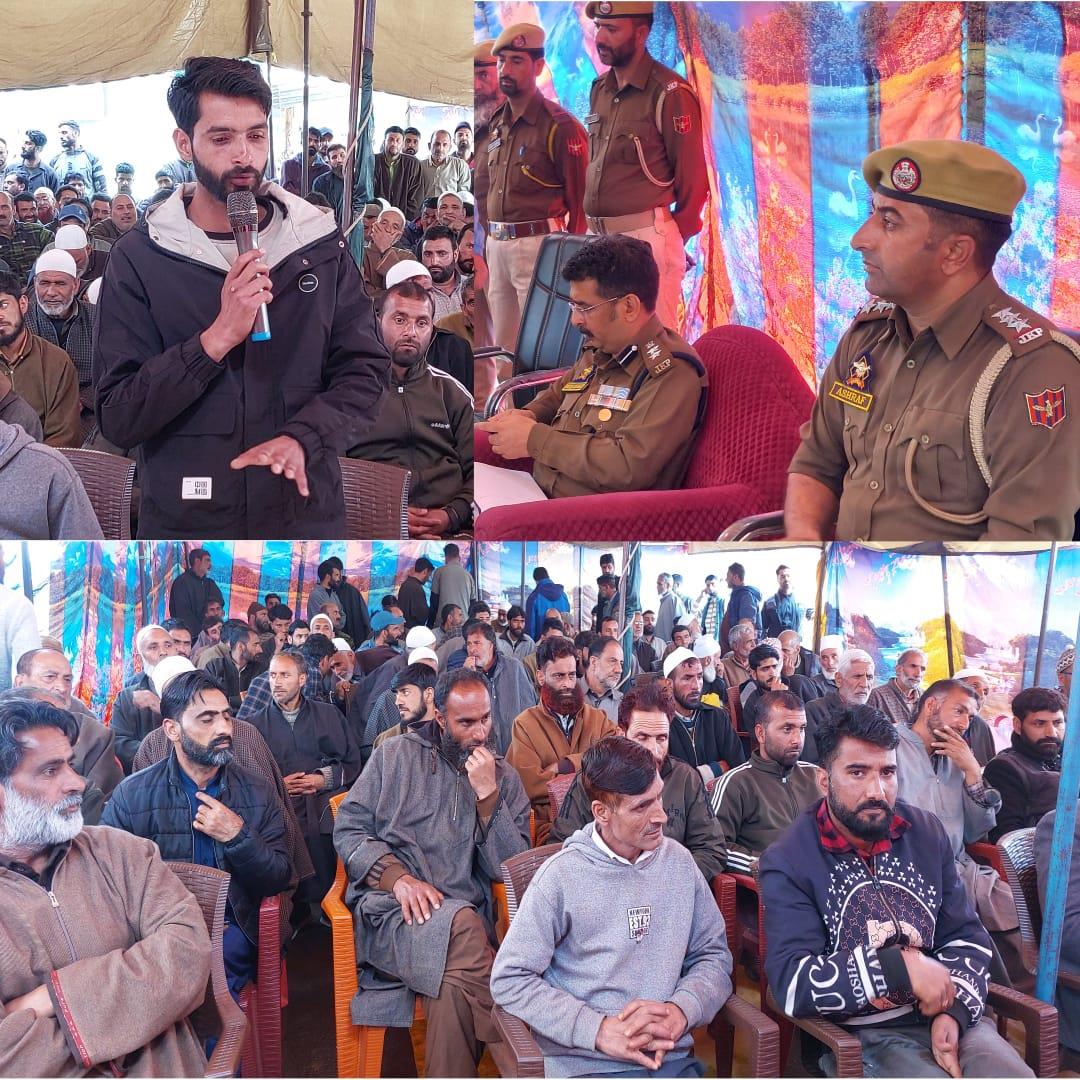 Handwara Police organise Thana Diwas in Qalamabad