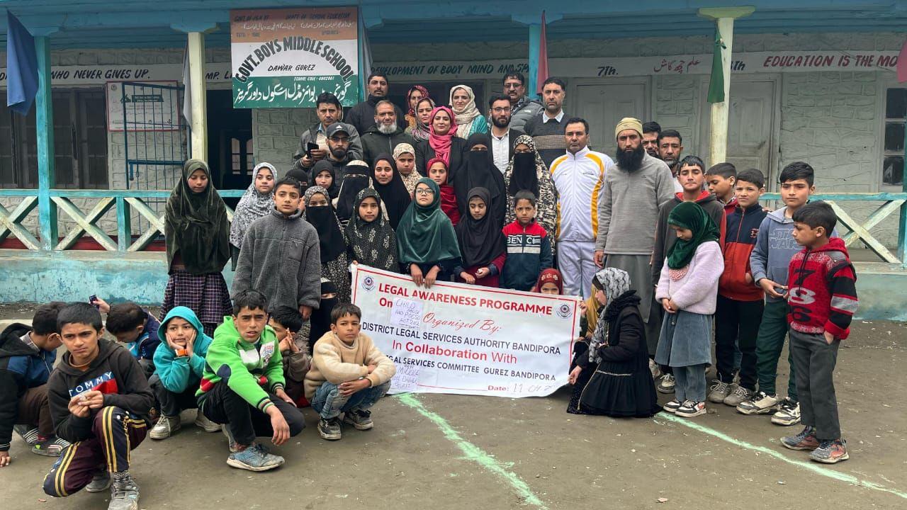 Awareness Program on Child Rights and Abuse Held at Govt Boys Middle School Dawar