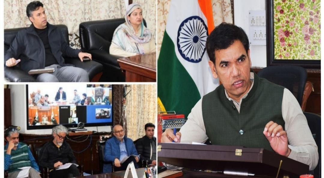 Div Com Kashmir reviews action plan of works for SANJY-2025