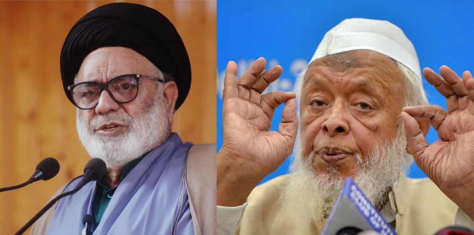 Aga Syed Hassan and Moulana Syed Arshid Madni hold telephone conversation