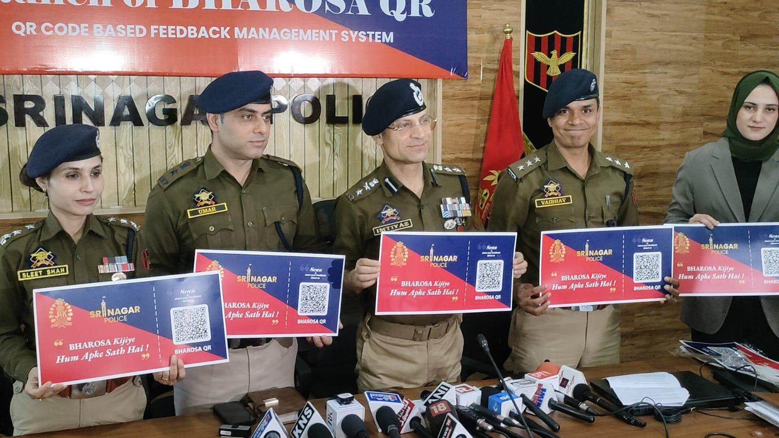 Srinagar Police Unveils 'BHAROSA QR' to Boost Public Trust Through Real-Time Feedback
