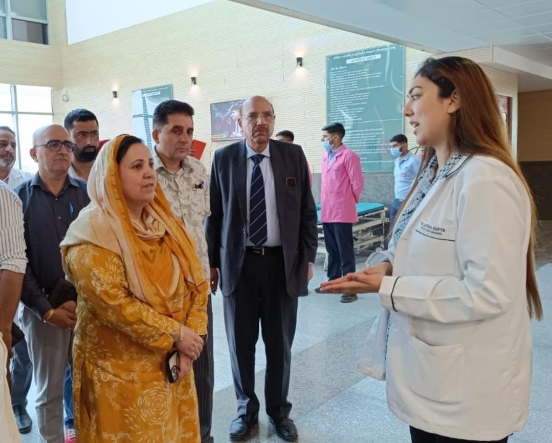 Sakeena Itoo emphasises wider awareness, improved accessibility at AIIMS Jammu