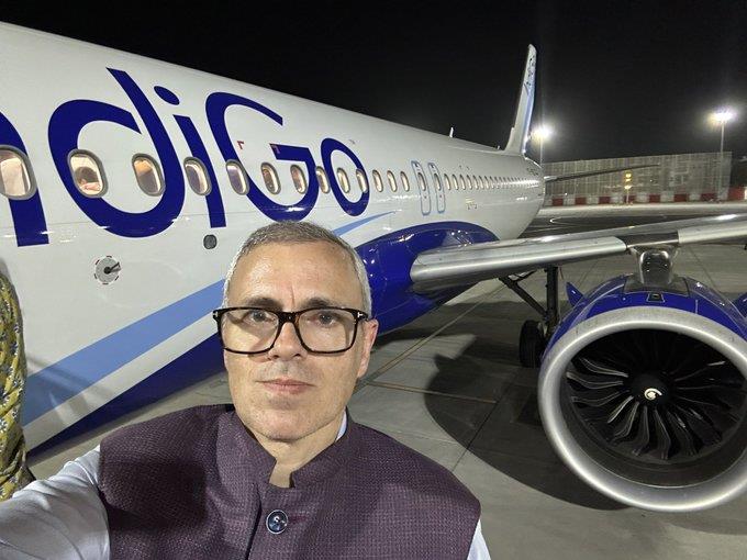 Omar Abdullah Slams 'Operational Chaos' After IndiGo Flight Diverted to Jaipur